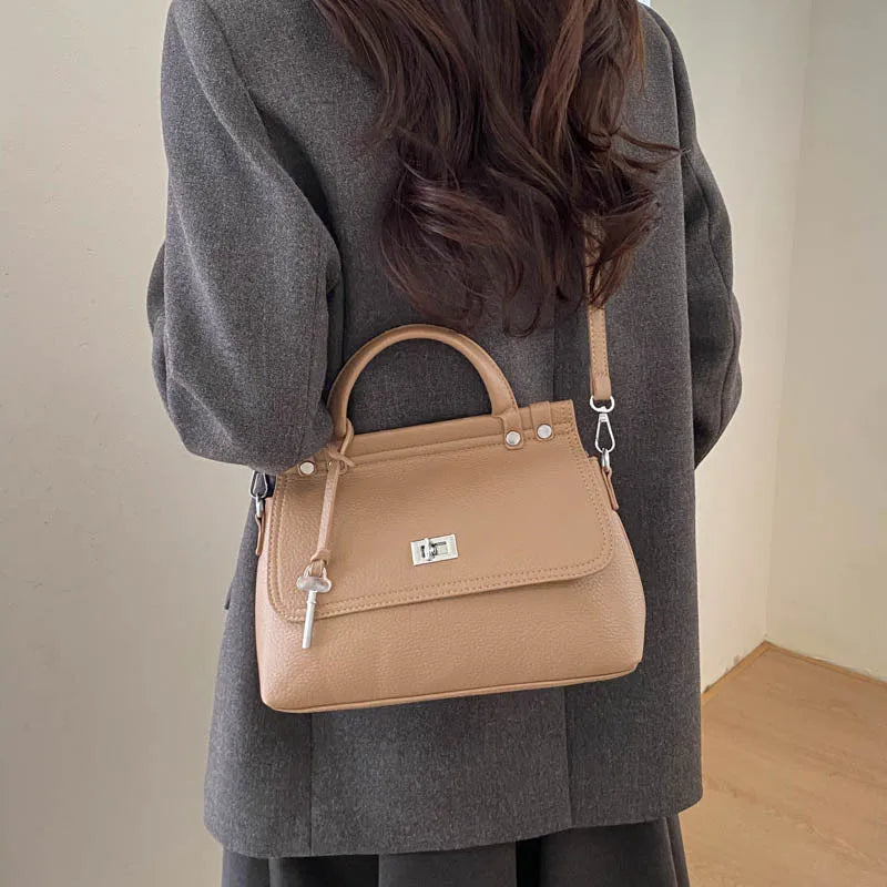 Fashion Top-handle Bags for Women New Designer Handbags Luxury Flap Shape Shoulder Crossbody Bag PU Leather Totes Bolsos