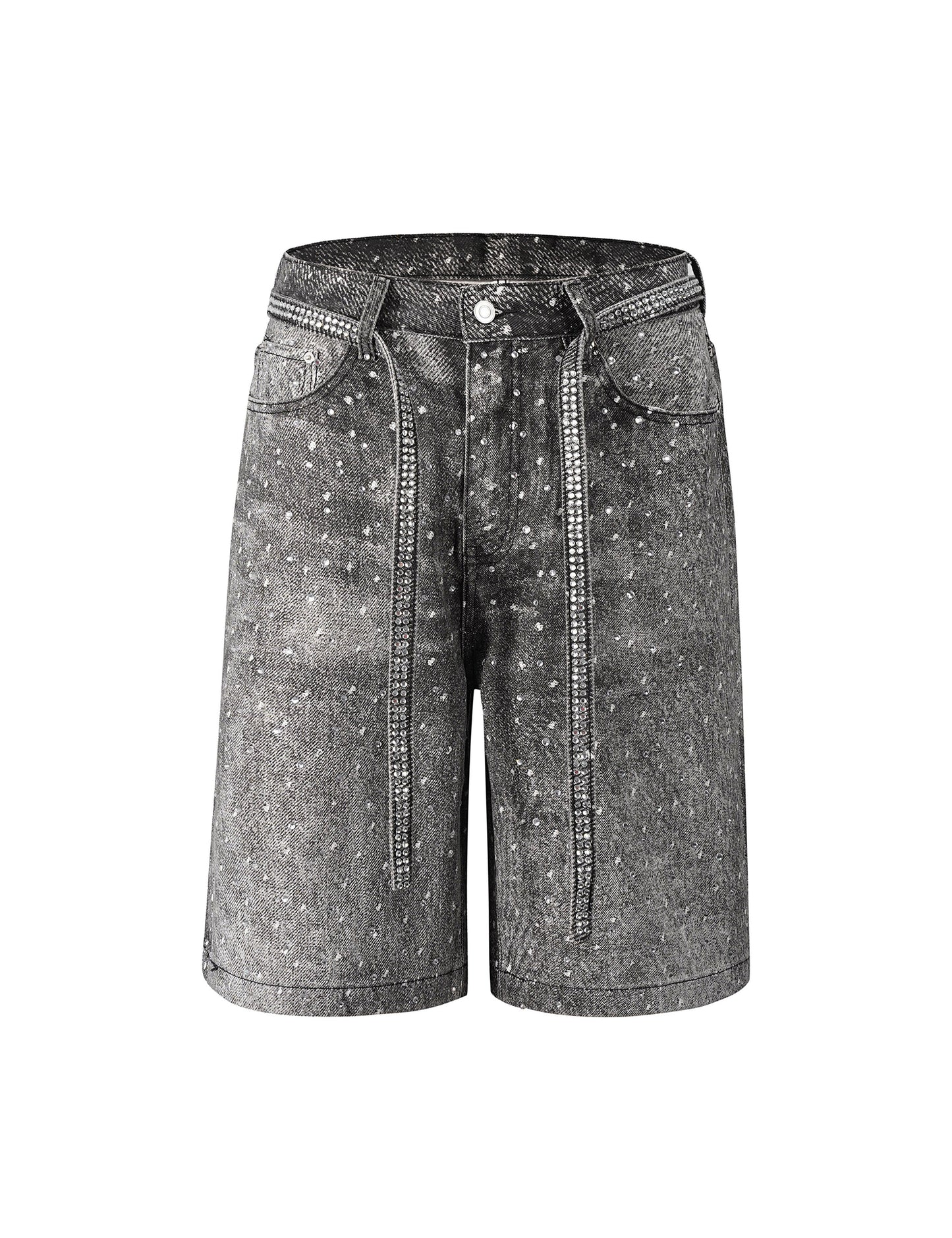 NOIR RHINESTONE SHORTS